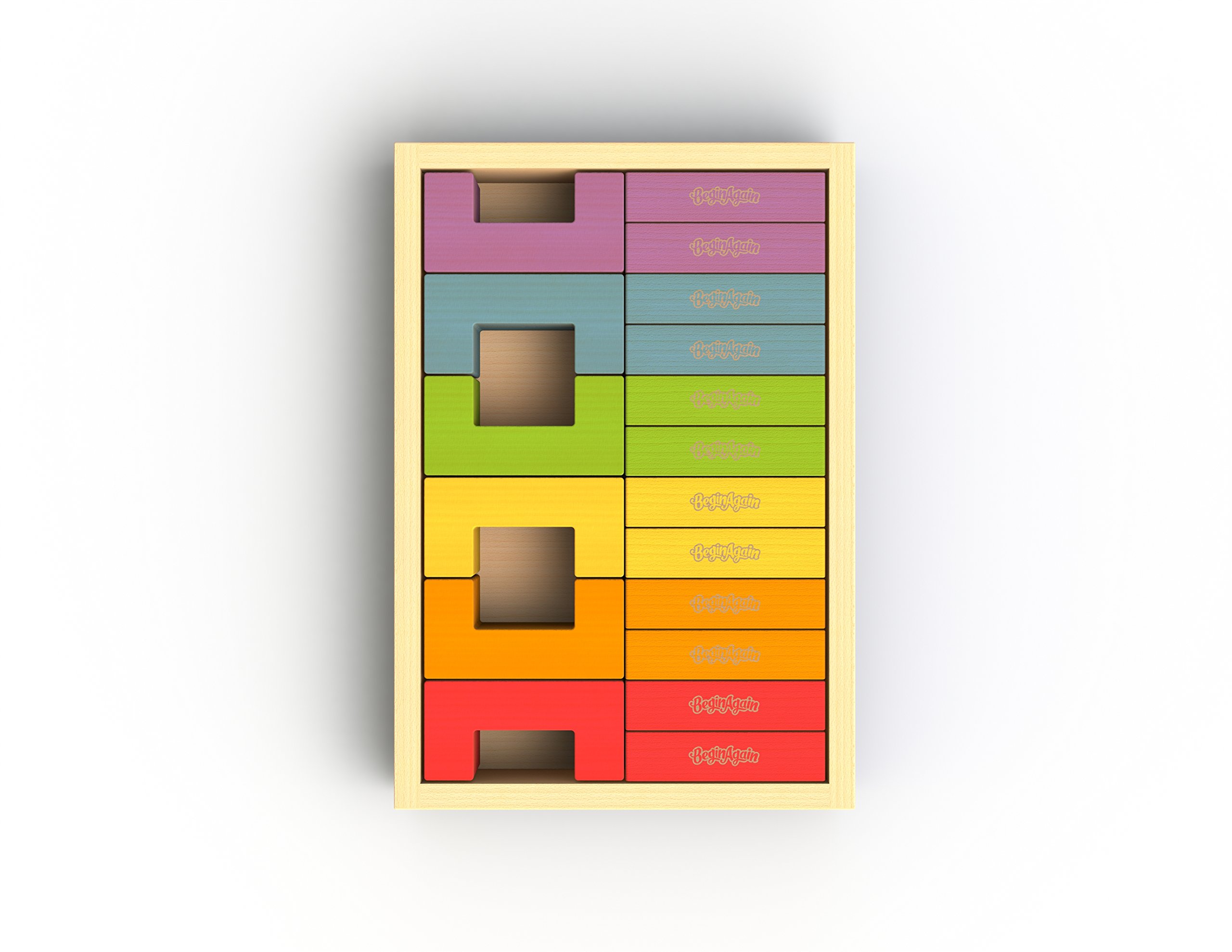 その他 (24 Piece Playset) - BeginAgain - U-Build Its Construction and Pattern Blocks Help Promote Early Math Spatial and Fine Motor Skills 24 Amazon | (24 Piece Playset) - BeginAgain - U-Build Its